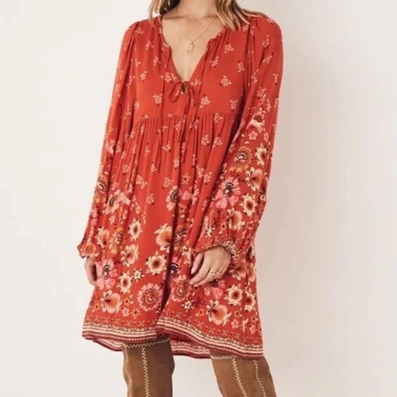 Spell | Dresses | Spell The Gypsy Joni Tunic Dress Campfire Nwot | Poshmark